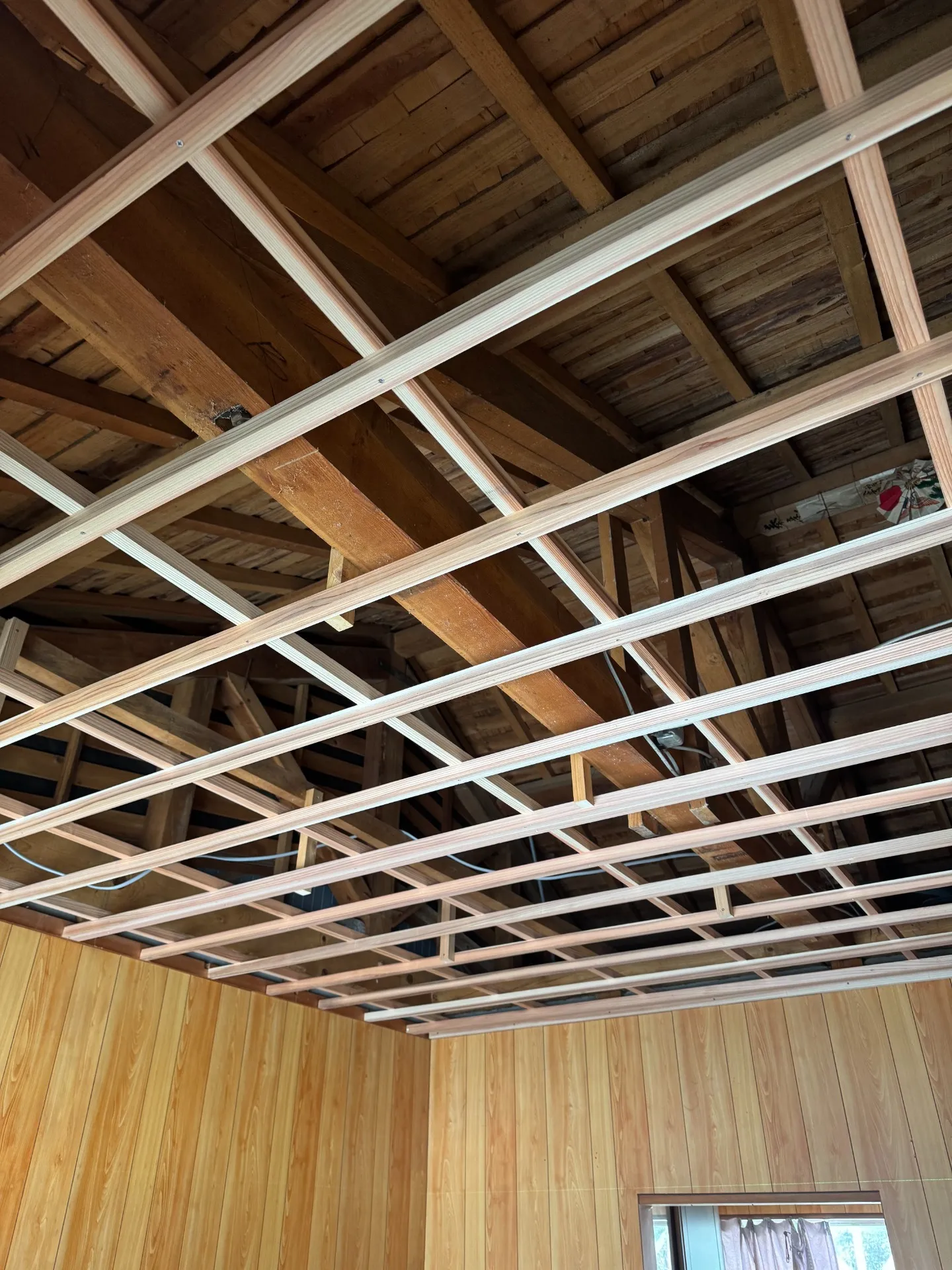 天井張り替え2下地